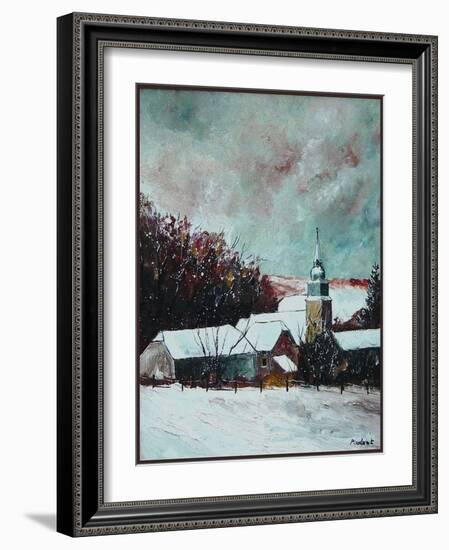 Village ardennes belgium-Pol Ledent-Framed Art Print