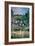 Village Behind the Fence-Paul C?zanne-Framed Art Print