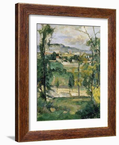 Village Behind Trees, Ile De France (Village Derriere Les Arbres, Ile De France), C. 1879-Paul Chabas-Framed Giclee Print