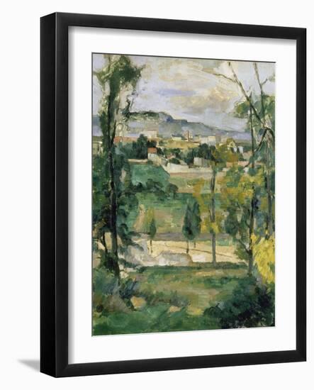 Village Behind Trees, Ile De France (Village Derriere Les Arbres, Ile De France), C. 1879-Paul Chabas-Framed Giclee Print