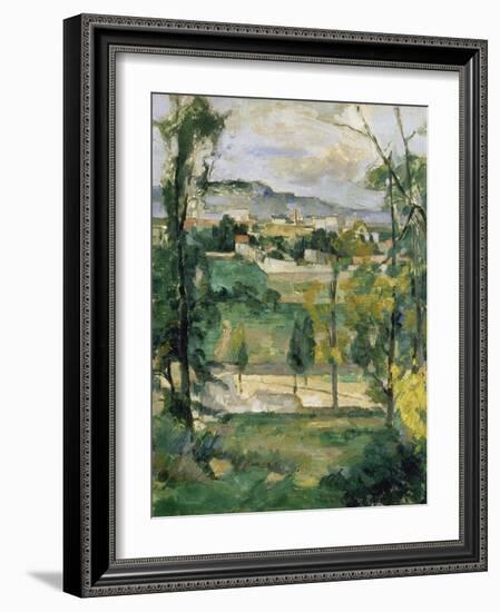 Village Behind Trees, Ile De France (Village Derriere Les Arbres, Ile De France), C. 1879-Paul Chabas-Framed Giclee Print