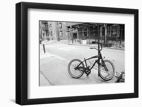 Village Bicycle-Erin Clark-Framed Giclee Print