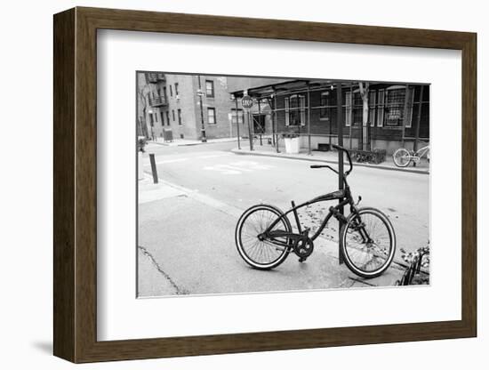 Village Bicycle-Erin Clark-Framed Giclee Print