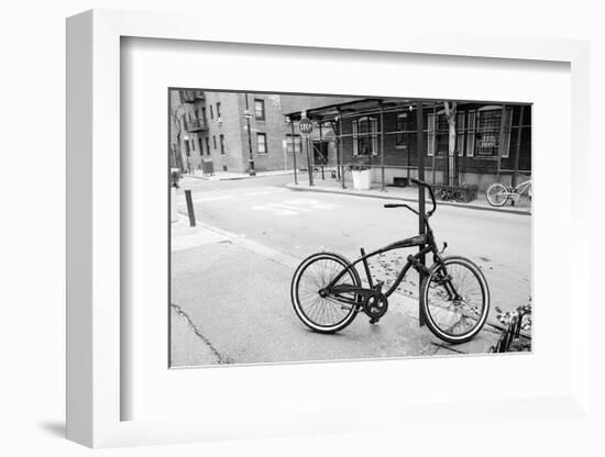 Village Bicycle-Erin Clark-Framed Giclee Print