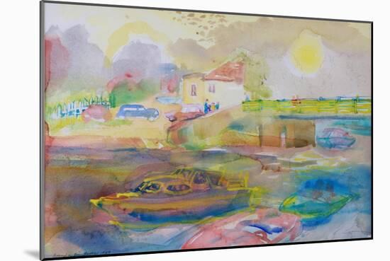 Village by the River, 1989-Brenda Brin Booker-Mounted Giclee Print