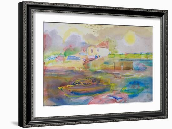 Village by the River, 1989-Brenda Brin Booker-Framed Giclee Print