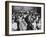 Village Cafe Used as Temporary Film Theater For Audiences-Larry Burrows-Framed Photographic Print