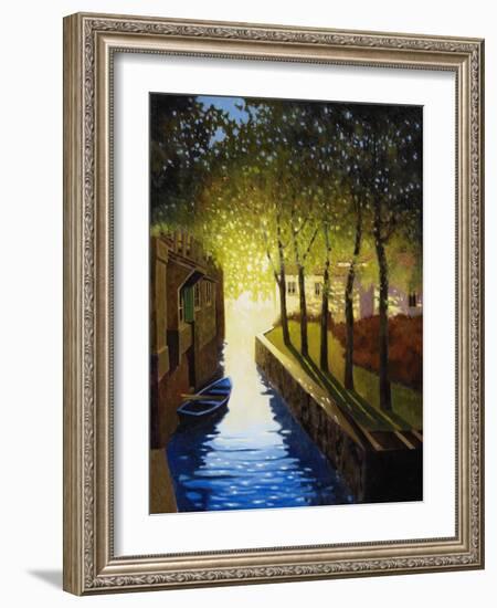 Village Canal, Annecy-Max Hayslette-Framed Giclee Print