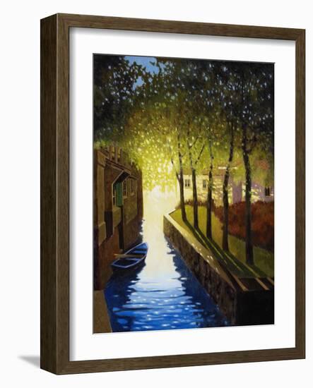 Village Canal, Annecy-Max Hayslette-Framed Giclee Print