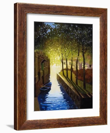 Village Canal, Annecy-Max Hayslette-Framed Giclee Print