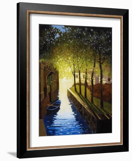 Village Canal, Annecy-Max Hayslette-Framed Giclee Print