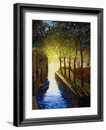 Village Canal, Annecy-Max Hayslette-Framed Giclee Print