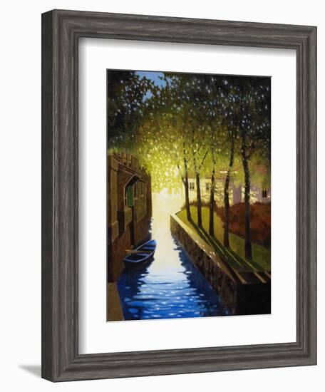 Village Canal, Annecy-Max Hayslette-Framed Giclee Print