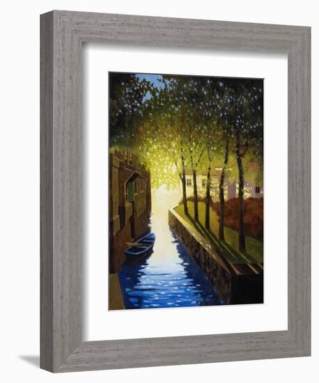 Village Canal, Annecy-Max Hayslette-Framed Giclee Print