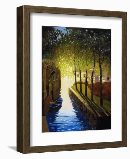 Village Canal, Annecy-Max Hayslette-Framed Giclee Print