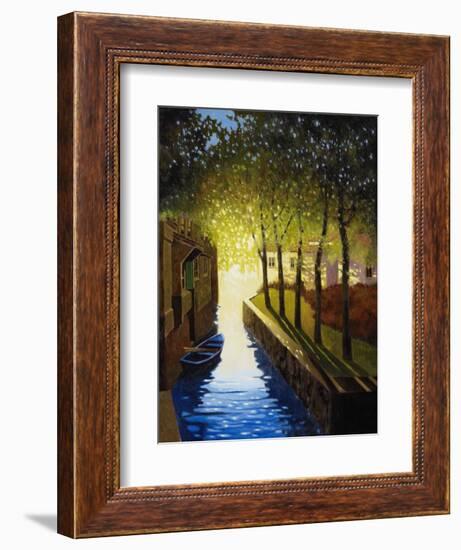 Village Canal, Annecy-Max Hayslette-Framed Giclee Print