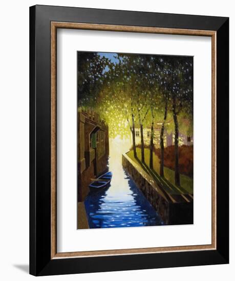 Village Canal, Annecy-Max Hayslette-Framed Giclee Print