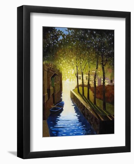 Village Canal, Annecy-Max Hayslette-Framed Giclee Print