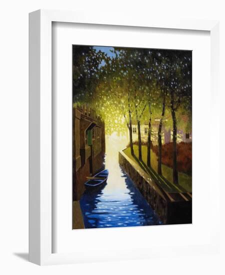 Village Canal, Annecy-Max Hayslette-Framed Giclee Print