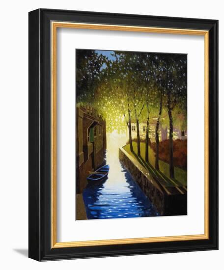 Village Canal, Annecy-Max Hayslette-Framed Giclee Print