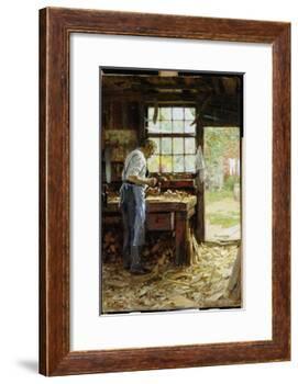 Village Carpenter, 1899-Potthast-Framed Giclee Print