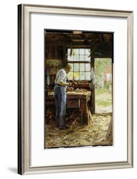 Village Carpenter, 1899-Potthast-Framed Giclee Print