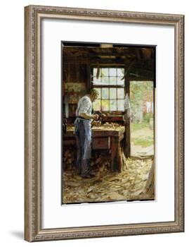 Village Carpenter, 1899-Potthast-Framed Giclee Print