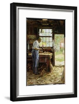 Village Carpenter, 1899-Potthast-Framed Giclee Print