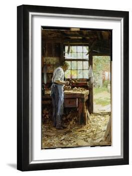 Village Carpenter, 1899-Potthast-Framed Giclee Print
