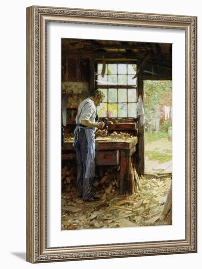 Village Carpenter, 1899-Edward Henry Potthast-Framed Giclee Print