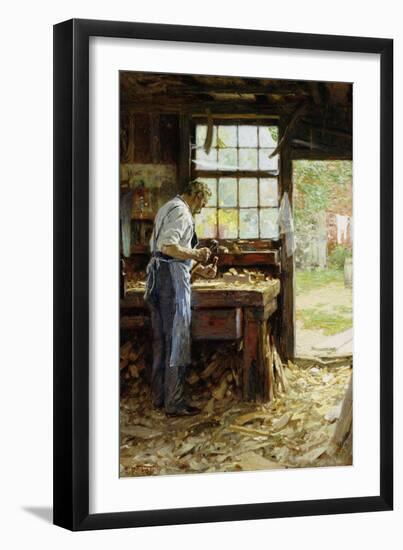 Village Carpenter, 1899-Edward Henry Potthast-Framed Giclee Print