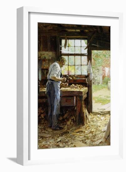 Village Carpenter, 1899-Edward Henry Potthast-Framed Giclee Print