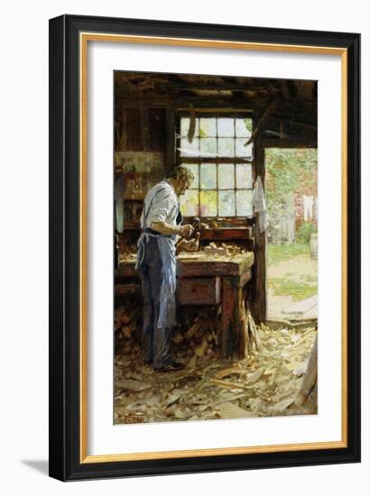 Village Carpenter, 1899-Edward Henry Potthast-Framed Giclee Print