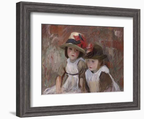 Village Children, 1890-John Singer Sargent-Framed Giclee Print