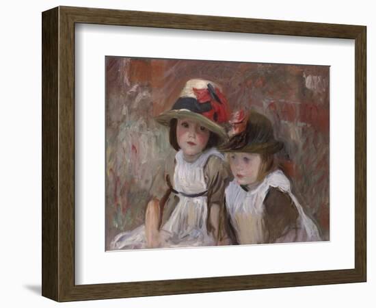 Village Children, 1890-John Singer Sargent-Framed Giclee Print