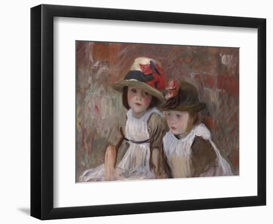 Village Children, 1890-John Singer Sargent-Framed Giclee Print