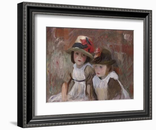 Village Children, 1890-John Singer Sargent-Framed Giclee Print