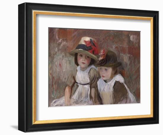 Village Children, 1890-John Singer Sargent-Framed Giclee Print