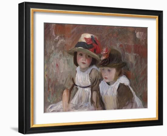 Village Children, 1890-John Singer Sargent-Framed Giclee Print