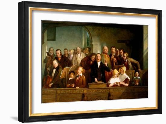 Village Choir-Thomas Webster-Framed Giclee Print