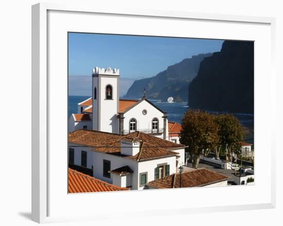 Village Church at Ponta Delgada, Madeira-null-Framed Photographic Print