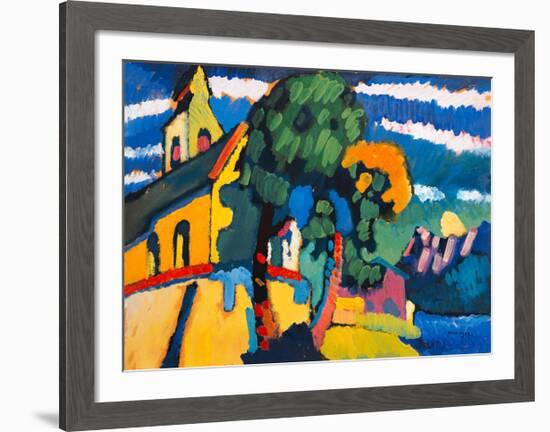 Village Church in Riegsee, Bavaria, 1907-Wassily Kandinsky-Framed Giclee Print
