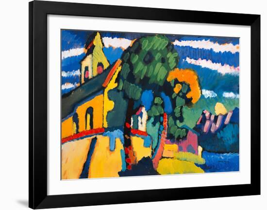 Village Church in Riegsee, Bavaria, 1907-Wassily Kandinsky-Framed Giclee Print