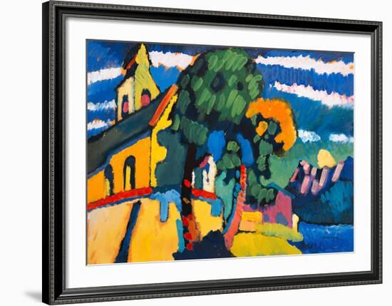 Village Church in Riegsee, Bavaria, 1907-Wassily Kandinsky-Framed Giclee Print