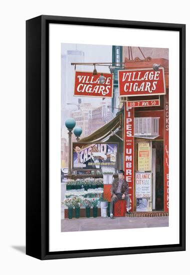 Village Cigars, 2007-Anthony Butera-Framed Premier Image Canvas