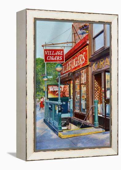 Village Cigars, 2013-Anthony Butera-Framed Premier Image Canvas