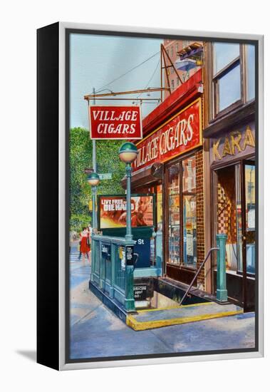 Village Cigars, 2013-Anthony Butera-Framed Premier Image Canvas