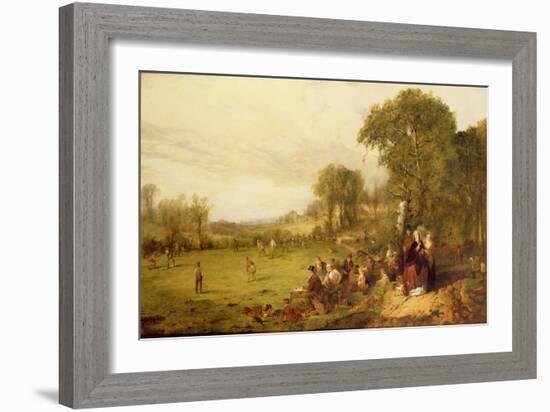 Village Cricket-John Ritchie-Framed Giclee Print