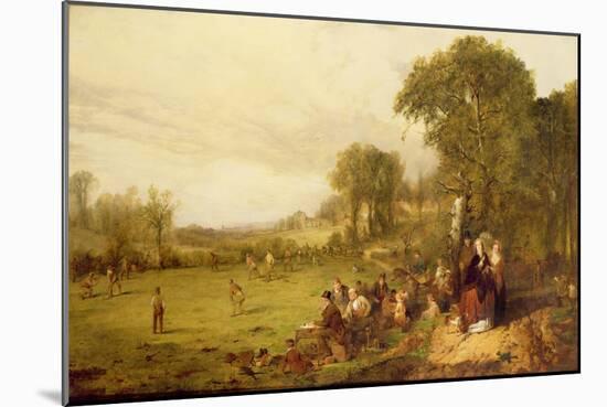 Village Cricket-John Ritchie-Mounted Giclee Print