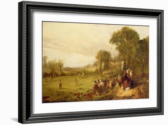 Village Cricket-John Ritchie-Framed Giclee Print